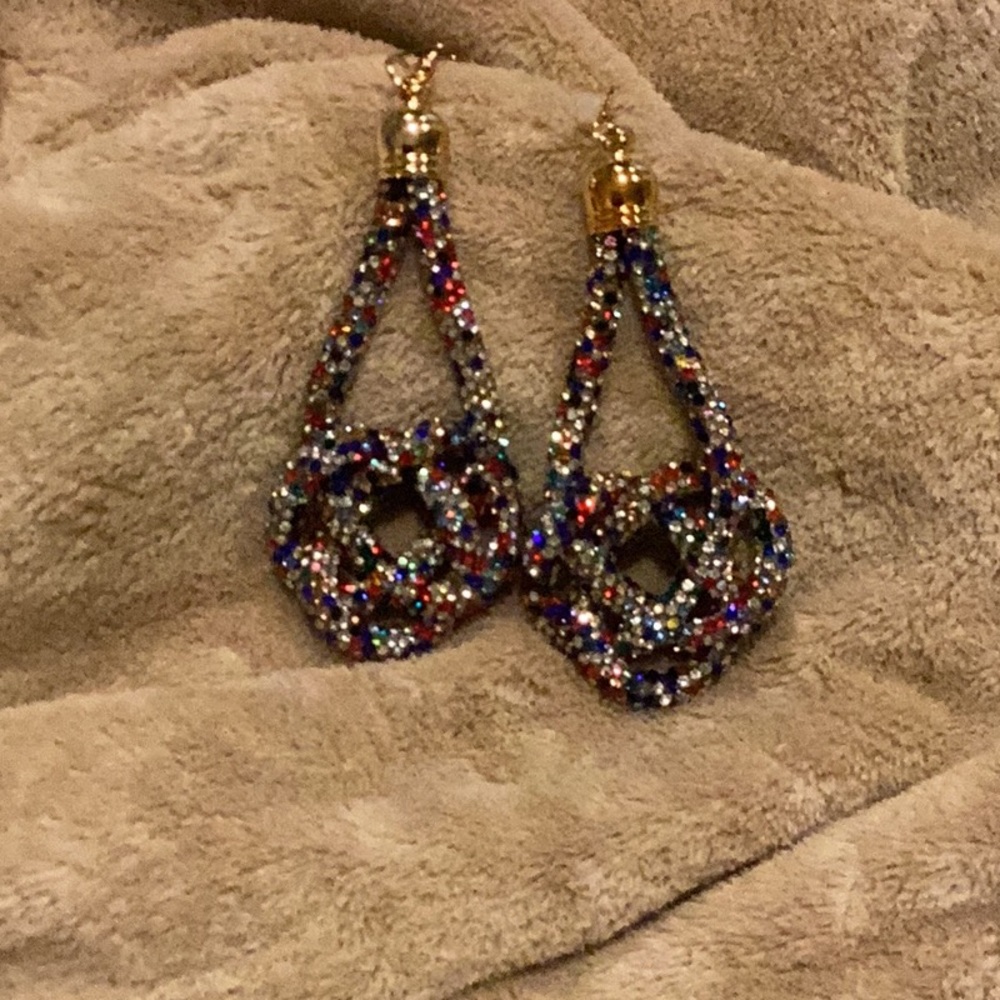 Elegant Multicolor Beaded Earrings